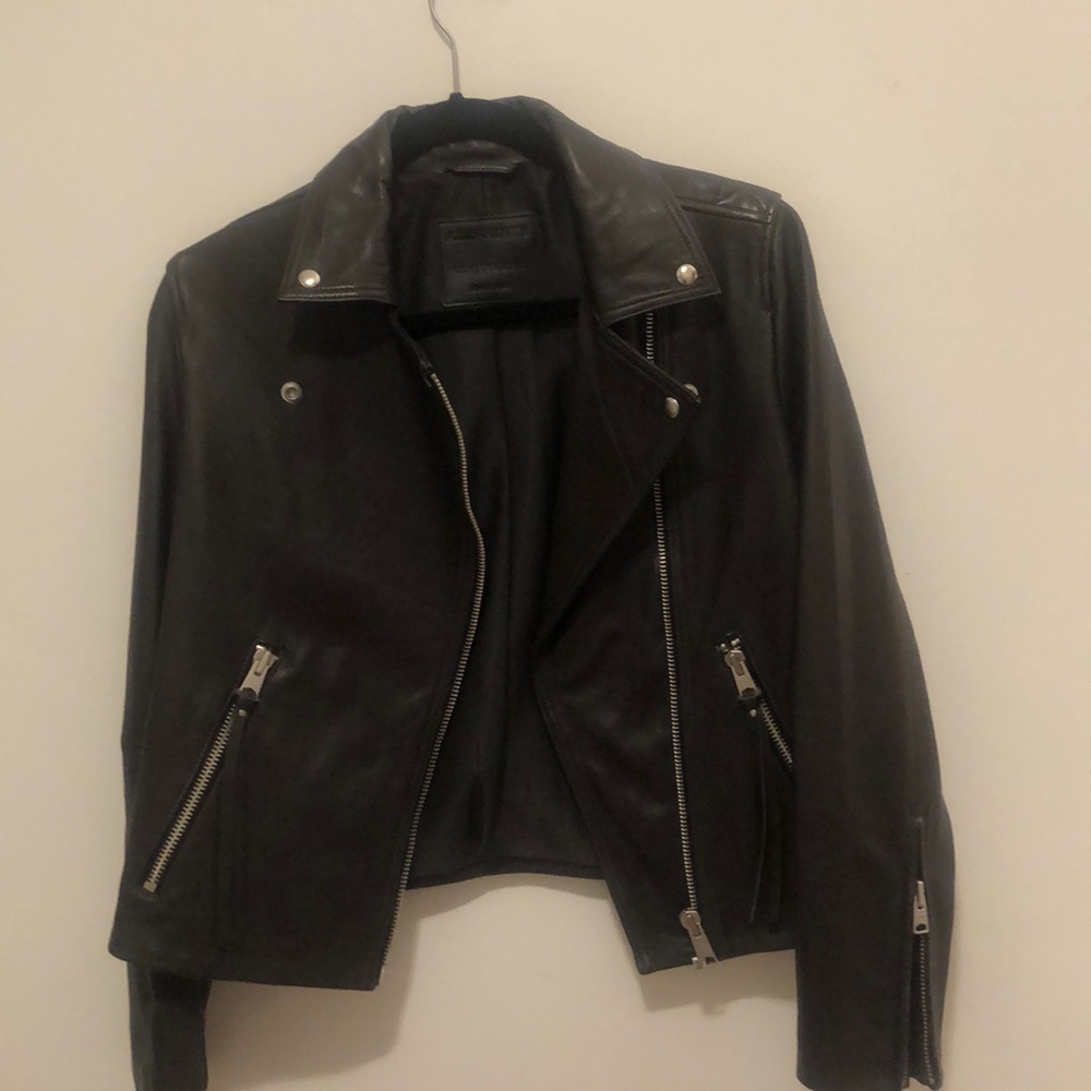 *Never Worn* All Saints Dalby Leather Jacket